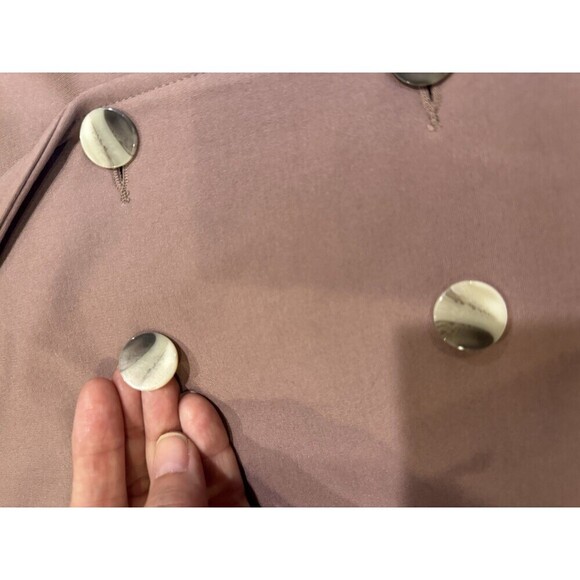 Betabrand Double Breasted Blazer Mauve Pink Size XXL Stretchy Office Career New - Picture 5 of 9